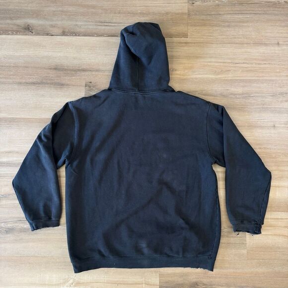 Vintage Josh Groban 2004 Black Distressed Hoodie Size L/XL Classical Popera - Picture 9 of 9